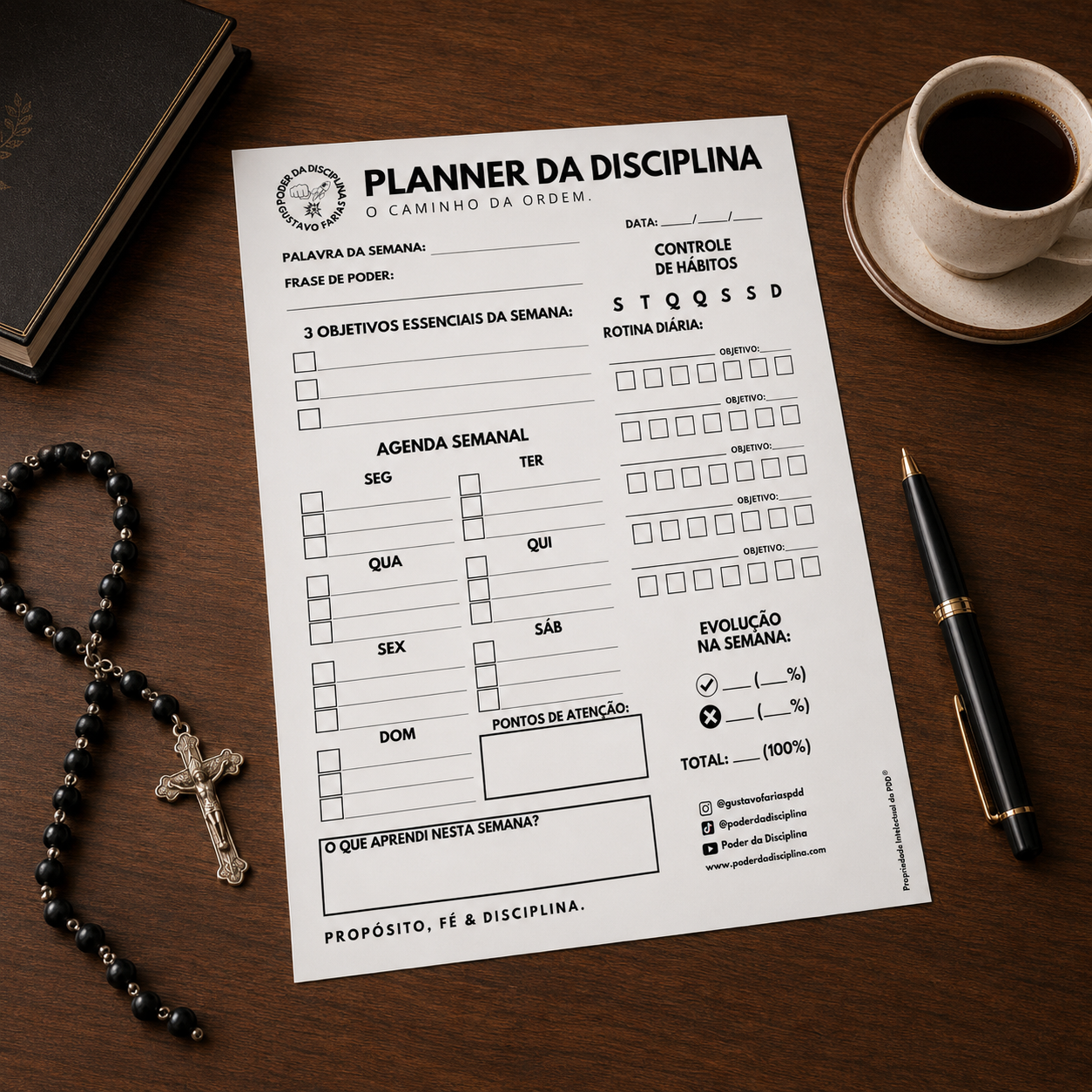 Apresentação do Planner da Disciplina